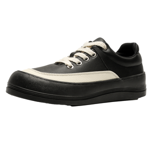 รองเท้า Greatshoes ขายดี สีดำ สกรีนโลโก้ได้ รองเท้าทรงสูง สปอร์ต ย้อนยุค รองเท้าเดินแฟชั่น ระบายอากาศได้ดี ผลิตจากตาข่ายและ PU ทนทานต่อการสึกหรอ - Product Image 1