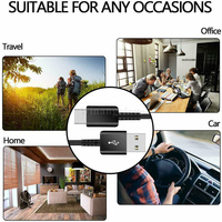 Cable de Datos USB C de 1m, Cable de Carga Tipo C para Teléfono, Cables para Samsung S8/S9