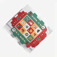 Boîte-cadeau de calendrier de l'avent personnalisée, recyclable, imprimée, boîte mystère, cadeaux de Noël, avec chocolats, bonbons, petits jouets