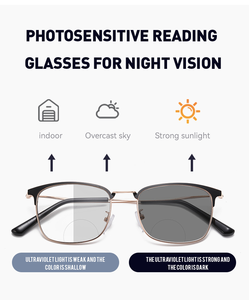 <span class=keywords><strong>Lunettes</strong></span> <span class=keywords><strong>de</strong></span> lecture progressives bifocales anti-lumière bleue photochromiques à double éclairage <span class=keywords><strong>pour</strong></span> hommes, <span class=keywords><strong>pour</strong></span> la vision <span class=keywords><strong>de</strong></span> <span class=keywords><strong>près</strong></span> et <span class=keywords><strong>de</strong></span> loin, vente en gros - Product Image 5