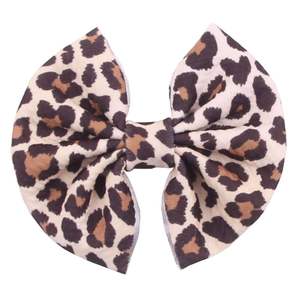 Accesorios para el Cabello Modernos y Lindos, Pinzas para el Cabello con Lazo de Tela Waffle con Estampado Floral de Primavera/Verano de 4 Pulgadas para Niñas - Product Image 4