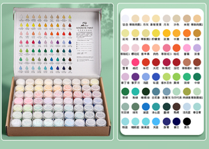 Set de peintures <span class=keywords><strong>gouache</strong></span> hydrosolubles Matisse pour étudiants en art, peinture couleur spéciale, séchage rapide, sans graisse, art étudiant P - Product Image 4