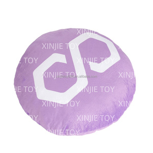 Nhà máy tùy chỉnh in biểu tượng nhồi bông đệm ánh sáng màu tím Vòng đệm sang trọng thiết kế thú vị đệm mềm - Product Image 1