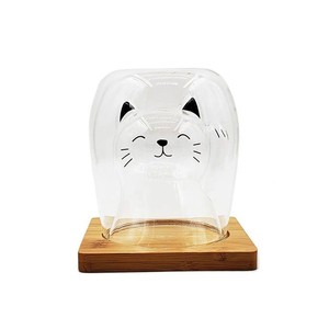 Taza de Café de Vidrio de Doble Pared Personalizada de Fábrica con Animal 3D en el Interior, Tazas de Vidrio de Borosilicato Alto, Taza de Vidrio de Doble Pared Personalizada - Product Image 5