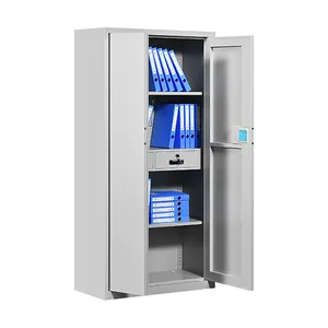 Gran oferta, archivador de acero inoxidable de almacenamiento de acero de oficina fácil de montar personalizado