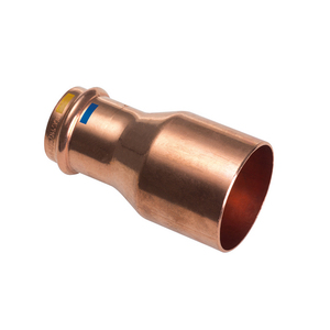 Raccordo di riduzione in rame 22 x 18 mm per tubi acqua e gas a pressione - Product Image 1