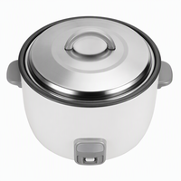 Cuiseur à riz commercial à tambour, gamme 3,6L-10L, 5 tailles, cuiseur électrique industriel 1250W-2900W pour restaurant, cantine, hôtel