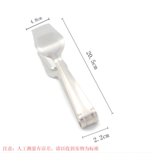 Pinzas para Barbacoa de Grado Alimenticio DF1028, Pinzas para Buffet de Acero Inoxidable con Tenedor - Product Image 4