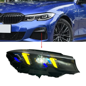 Facelift Série 3 G20 G21 Snake Eyes <span class=keywords><strong>Cobra</strong></span> Style Blanc-Jaune Interrupteur Phares LED pour BMW 2019 - <span class=keywords><strong>2022</strong></span> Phares Non Laser - Product Image 1