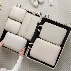 Factory Promotion Multifunctional Compression Portable 6 Pcs Sets Custom Packing Cubes Travel Luggage Organizer Set - Product Image 6