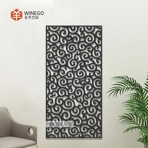 Winego 3d墙板室内装饰家居装饰现代Mdf墙板雕刻木墙板