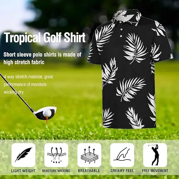 Kualitas tinggi sublimasi kering dipasang Polo t shirt ukuran besar pria saku kustom poliester Logo Golf Polo T shirt