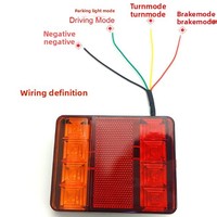 Nouvelles feux arrière LED 6W haute luminosité 12V 3000 Lumens pour camions, clignotants et feux stop pour remorques, du fabricant chinois