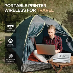 <span class=keywords><strong>Imprimante</strong></span> thermique portable A4 prenant en charge l'impression sur papier thermique de 210 mm de largeur, connexion USB pour téléphone portable + ordinateur, en stock - Product Image 6