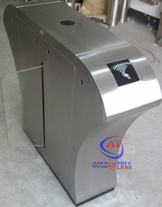 Công nghệ cao thép không gỉ nắp rào cản turnstiles Chất lượng cao dễ dàng cài đặt thẻ thông minh/đồng xu/mã vạch truy cập vé - Product Image 4