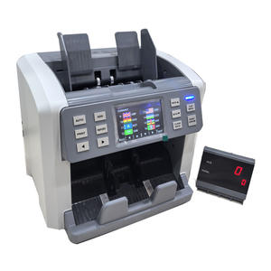 Compteur de billets automatique P100 de haute qualité avec détecteur <span class=keywords><strong>EUR</strong></span>/USD/LYD UV MG IR DD, machine de comptage d'argent de qualité professionnelle, trémie de 1500 pièces - Product Image 6