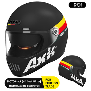 Casco de carreras profesional para todas las estaciones para motocicletas Diseño ligero y ventilado con visera doble Nueva condición - Product Image 2