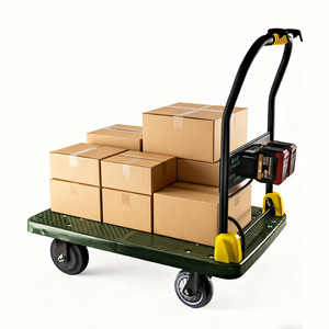 Chariots à main silencieux pour entrepôt, chariots de manutention, chariots de transport de marchandises, chariots de transport logistique, chariots à plateforme électriques - Product Image 1