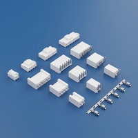 Conector Automotriz HC-VHL-3A DIN de 3.96mm, Terminal Vh de Latón con Pin Recto para Placa PCB, Estilo Crimpado, 2 Pines