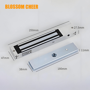 280 kgシングルドア表面取り付け磁気ロック容量キーレス50mmバックセットアルミ合金電気ドアロック - Product Image 5