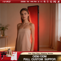 Panneau de luminothérapie rouge ILUXRED pour tout le corps avec support, appareil de luminothérapie infrarouge LED, usage commercial