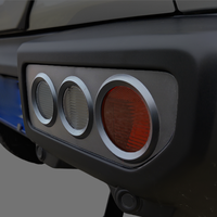 Cache de protection de feux arrière pour pare-chocs arrière Suzuki Jimny 2018+ 3/5 portes, cadre de protection tout-terrain noir, accessoires extérieurs de voiture