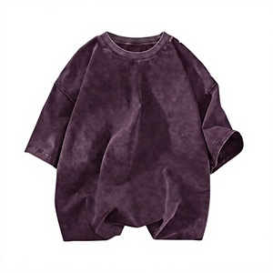 Camiseta Casual de Manga Corta con Cuello Redondo para Hombre, Talla Grande, Color Sólido, 100% Algodón Jersey Tejido Liso, Corte Regular, Venta al por Mayor - Product Image 1
