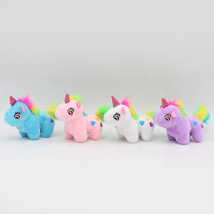 Porte-clés <span class=keywords><strong>Licorne</strong></span> en Peluche Arc-en-ciel, Vente Chaude d'Usine, Petits Animaux en Peluche, Jouets Porte-clés <span class=keywords><strong>Licorne</strong></span> - Product Image 1