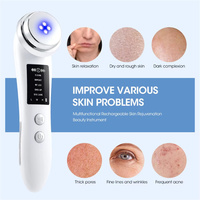 Appareil de beauté facial à usage domestique, microcourant, lifting du visage, outil de massage vibrant, outil de raffermissement du visage, outils de soin de la peau galvaniques