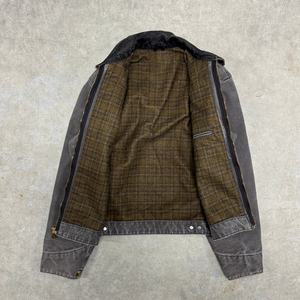 Servicio OEM Personalizado de Fábrica, Chaqueta de Trabajo Vintage de Moda 100% Algodón, Chaqueta Detroit Deslavada y Desgastada - Product Image 3