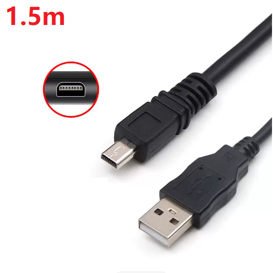 1.5M UC-E6 8P Digital Camera USB Data Cable with One Ferrite D7200 D7100 D3200 D5200 D5100 V1 Camera For-Nikon