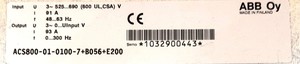 Convertisseur de fréquence ACS8000101007B056E200 90kW 352-5690V PLC - Product Image 5