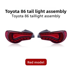 Luces Traseras Estilo GTS 3D Matrix para Toyota 86 BRZ FRS <span class=keywords><strong>1</strong></span>.ª Gen. 2012-2021, Dinámicas, Sin Hiperflash, Reemplazo Directo - Product Image 1