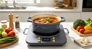 <span class=keywords><strong>Plaque</strong></span> chauffante électrique en céramique portable <span class=keywords><strong>de</strong></span> 2000 W, <span class=keywords><strong>plaque</strong></span> chauffante infrarouge <span class=keywords><strong>pour</strong></span> usage commercial et domestique - Product Image 6