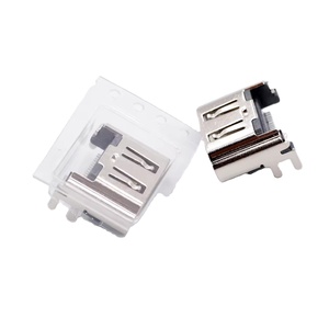 Conector H-DMI Hembra <span class=keywords><strong>JBL</strong></span> Personalizado al por Mayor para Reemplazo de Puerto PS5, Puerto de Conexión de Acero Inoxidable Plateado para PCB - Product Image 5