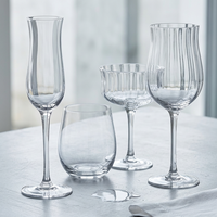 Flûtes à champagne en cristal sans plomb soufflé à la main, forme tulipe, ensemble de verres à vin personnalisés