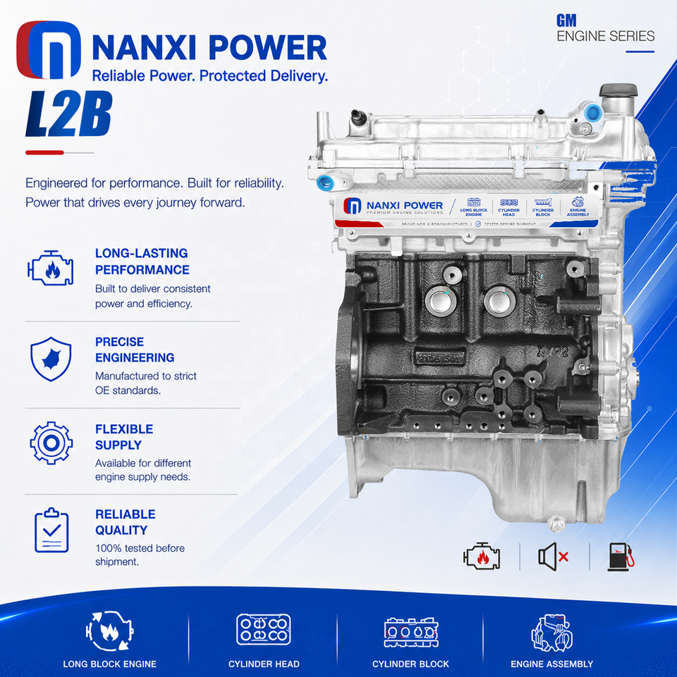 L2B Long Block Engine 1.5L Naturally Aspirated Gasoline for Buick Hideo ...