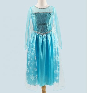 Abiti da Principessa per Bambine, Vestiti per Feste di Compleanno, Costumi da Carnevale Ispirati al Film di <span class=keywords><strong>Elsa</strong></span> - Product Image 1