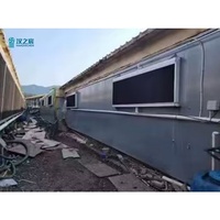 Panneau de refroidissement par évaporation en cellulose pour élevage avicole, poulets de chair et poules pondeuses, pour sol de ferme, avec ventilation en nid d'abeille et fonction de refroidissement mural