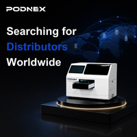 PodNEX A3 Printer UV Flatbed Otomatis DX7 Printhead CMYK 2400 DPI Kontrol Android untuk Casing Ponsel Magnet Lencana