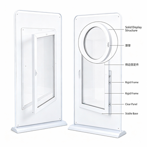 Suporte de Exibição para Cartazes em Alumínio com Base de Água Resistente para Escritórios e Lojas de Varejo - Product Image 3