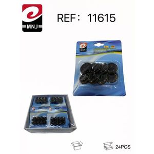 Protezioni per gambe di tavoli MNJ, 24 pezzi, cuscinetti in gomma nera per la protezione dei mobili - Product Image 3