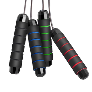 Cuerda de Saltar Profesional con Peso, Longitud Ajustable, Duradera, Portátil, Sin Enredos, para Uso Doméstico, Unisex, Cable Delgado y Espuma - Product Image 2
