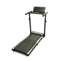 Tapis roulant électrique pliable motorisé, capacité maximale de charge 120 kg, pour entraînement cardio à domicile, sport et exercice