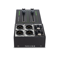 Préamplificateur de contrôle de moniteur passif COKY15, 1 entrée 2 sorties, séparateur audio sans perte, bouton de réglage du volume, attenuateur pour enceintes actives