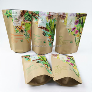Emballage personnalisé, sac en cire, sac en mylar avec fermeture éclair, pochette pour gommage corporel/sel de bain, emballage pour café, emballage alimentaire en aluminium - Product Image 3