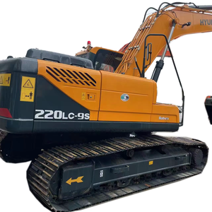 Excavadora de Orugas 220 para Movimiento de Tierras, Excavadora Usada Original de 22 Toneladas, Excavadoras Hyundai con Bomba Hidráulica Shimadzu - Product Image 1