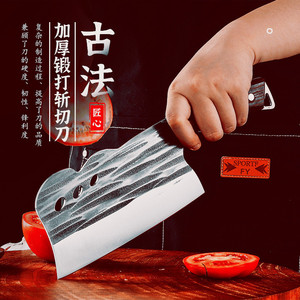 Commercial bone-chopping knife, cleaver, forged bone-chopping knife, household large knife, butcher's special knife for - Product Image 3