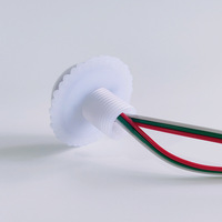 Ampoule LED RGB intelligente 12V-24V D45 en forme de champignon, lumière colorée pour équipement d'amusement, effet cheval au galop