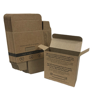 Sinh thái thân thiện kraft giấy vuông Thanh xà phòng hộp cho chăm sóc da bao bì biểu tượng tùy chỉnh tuck End đóng gói <span class=keywords><strong>carton</strong></span> cho mỹ phẩm - Product Image 6